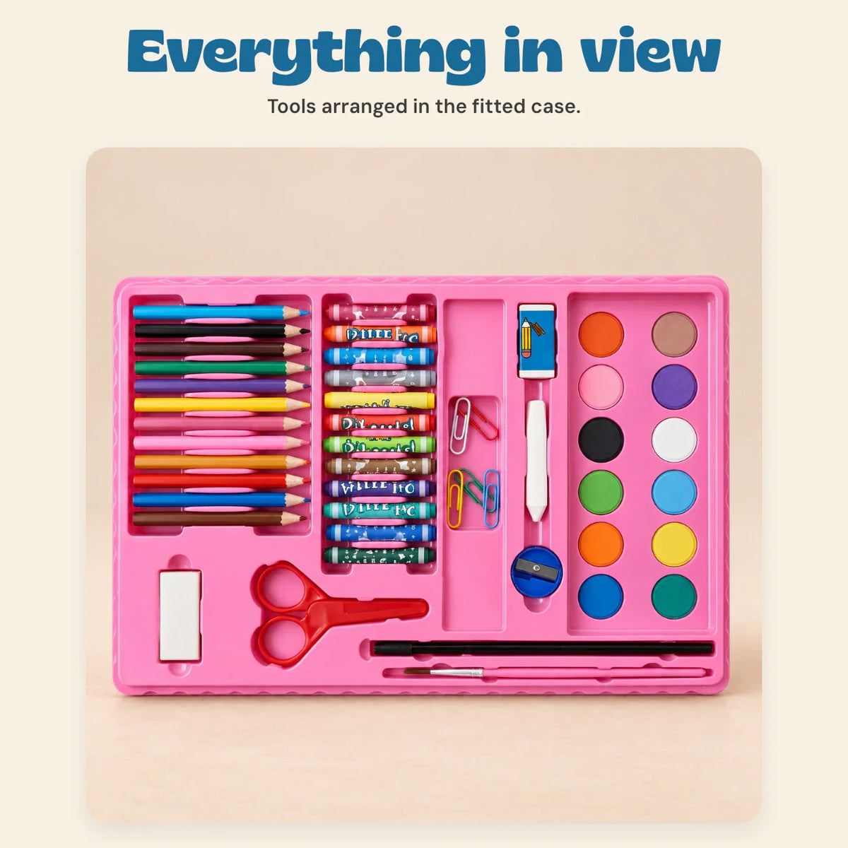 TibaToes™ MegaArtist 86-Piece Creative Art Set