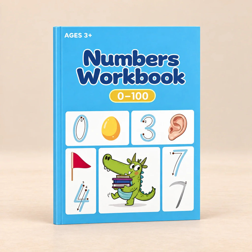 TibaToes™ NumberQuest Tracing Workbook