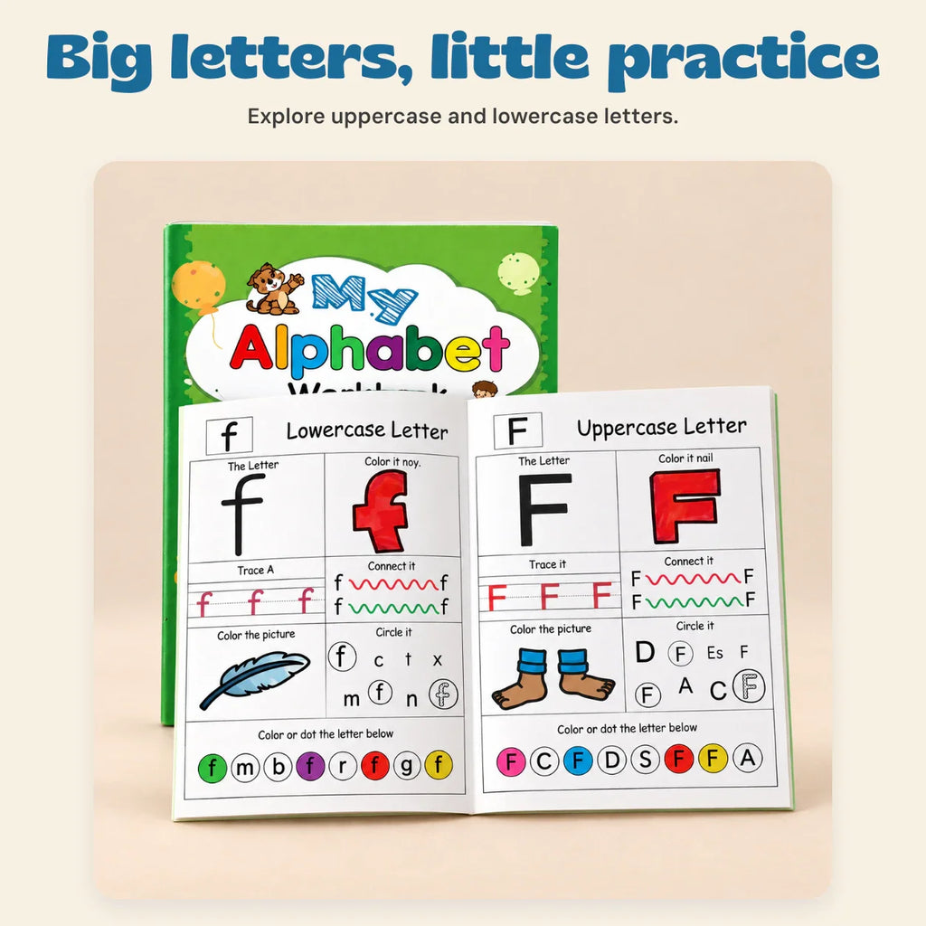 TibaToes™ AlphabetQuest Tracing Workbook