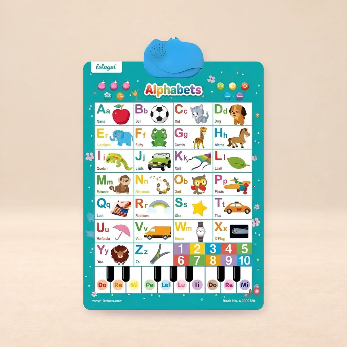 TibaToes™ Talking Alphabet Learning Wall Chart