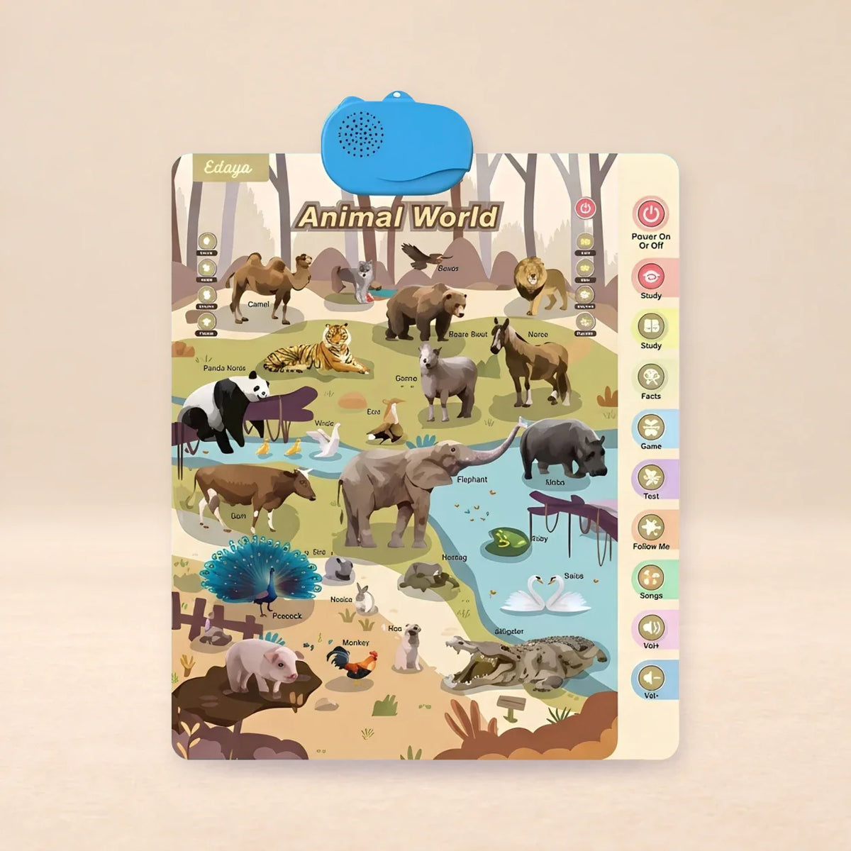TibaToes™ Talking Alphabet Learning Wall Chart