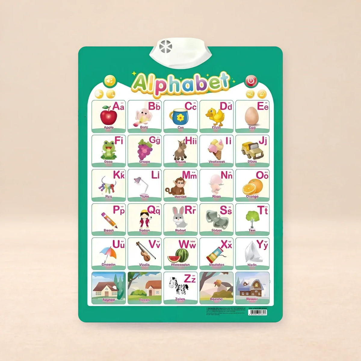TibaToes™ Talking Alphabet Learning Wall Chart