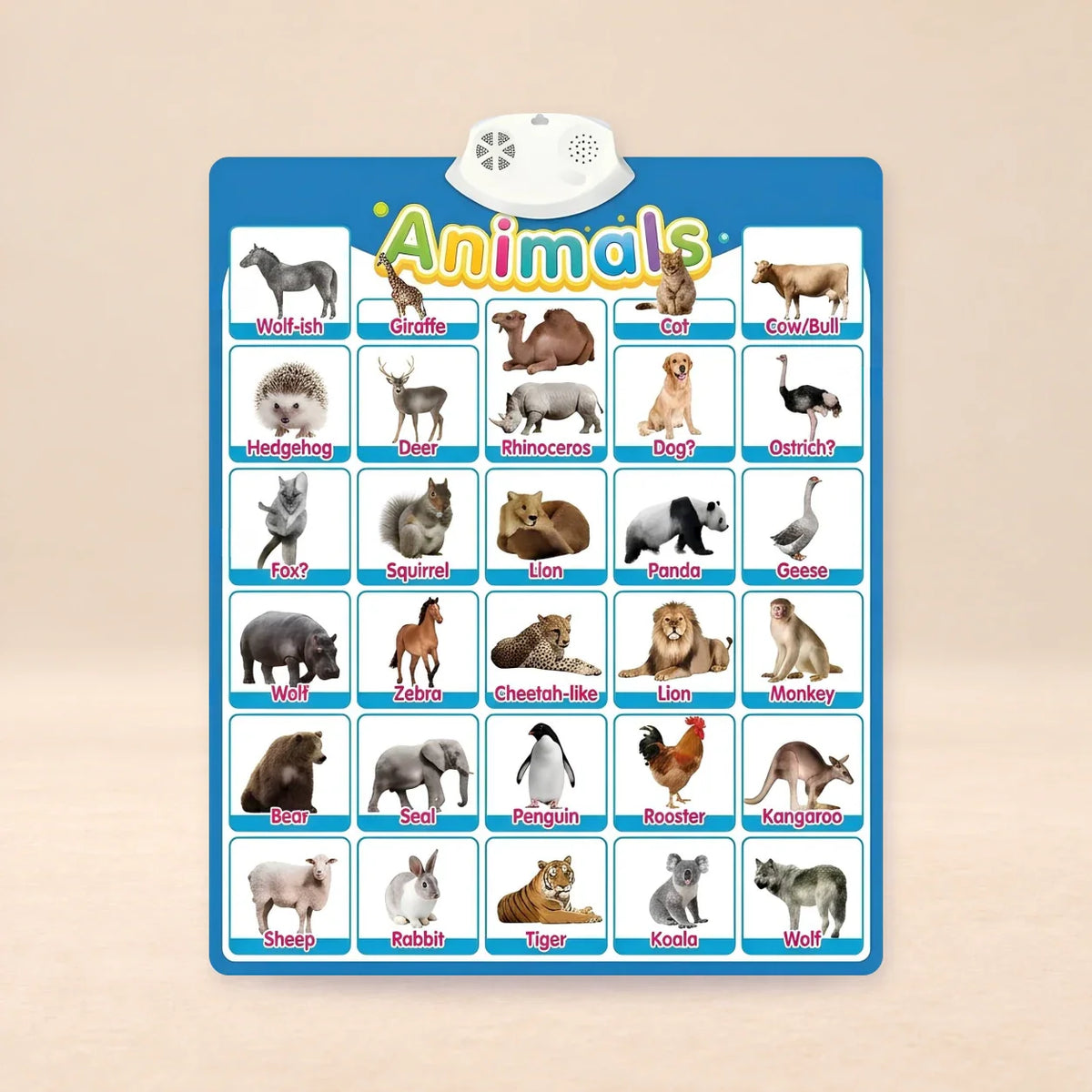 TibaToes™ Talking Alphabet Learning Wall Chart