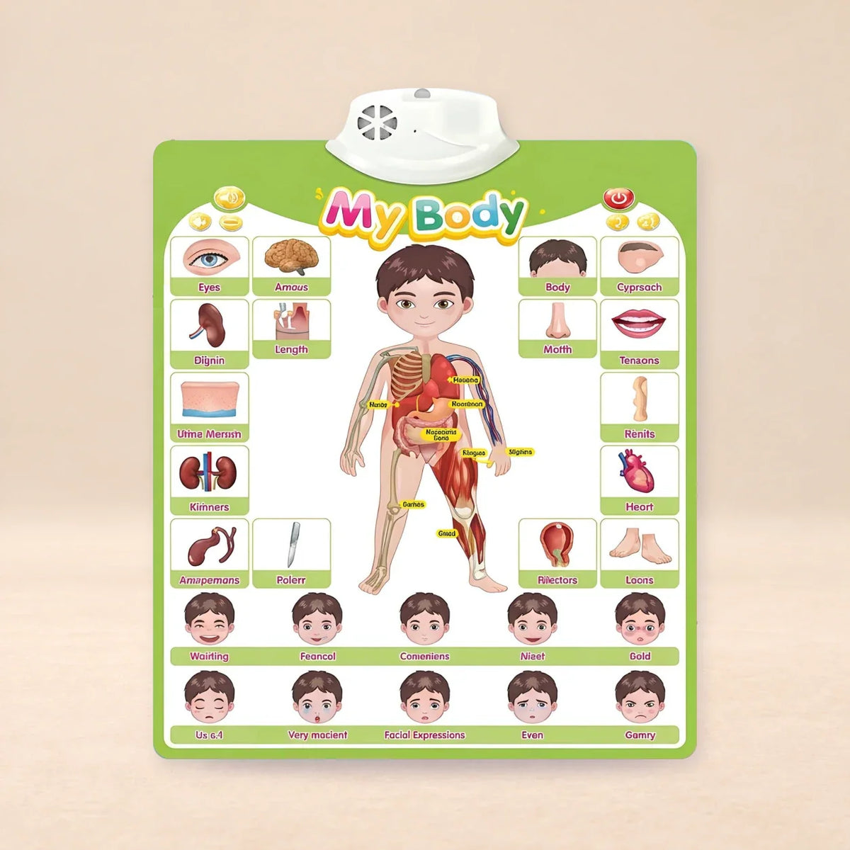 TibaToes™ Talking Alphabet Learning Wall Chart