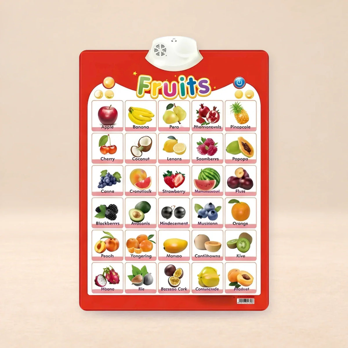 TibaToes™ Talking Alphabet Learning Wall Chart