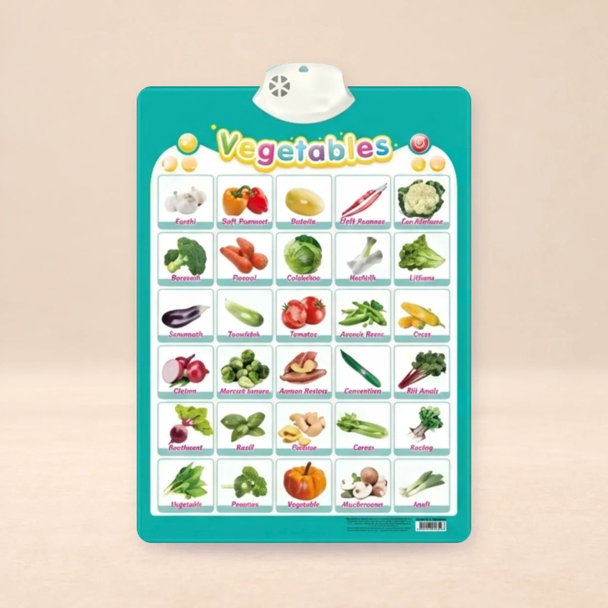 TibaToes™ Talking Alphabet Learning Wall Chart