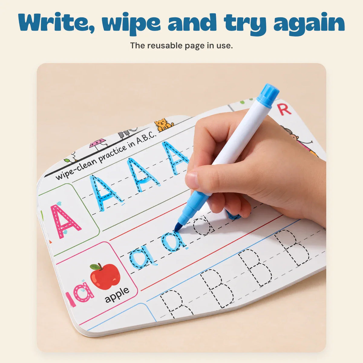 TibaToes™ Bilingual Magic Writing Workbook