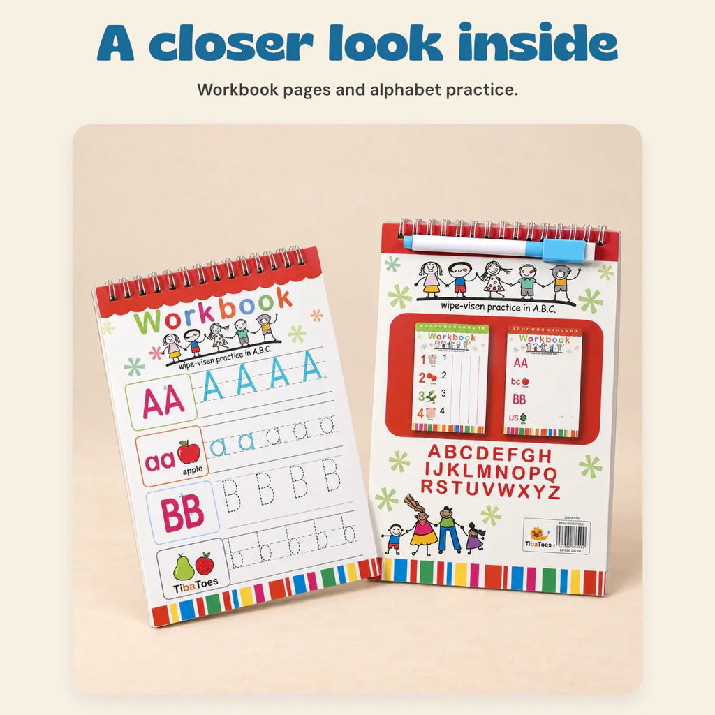 TibaToes™ Bilingual Magic Writing Workbook