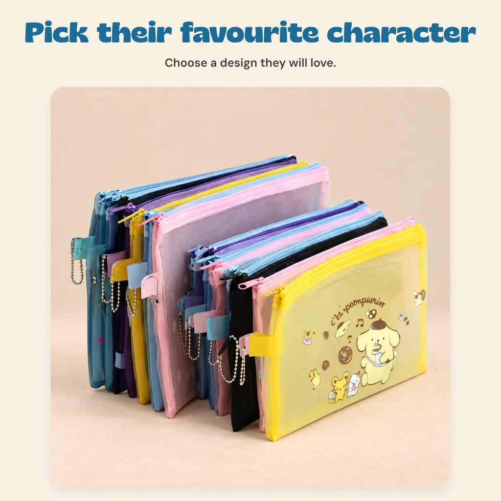 TibaToes™ Kawaii School Supply Pouch