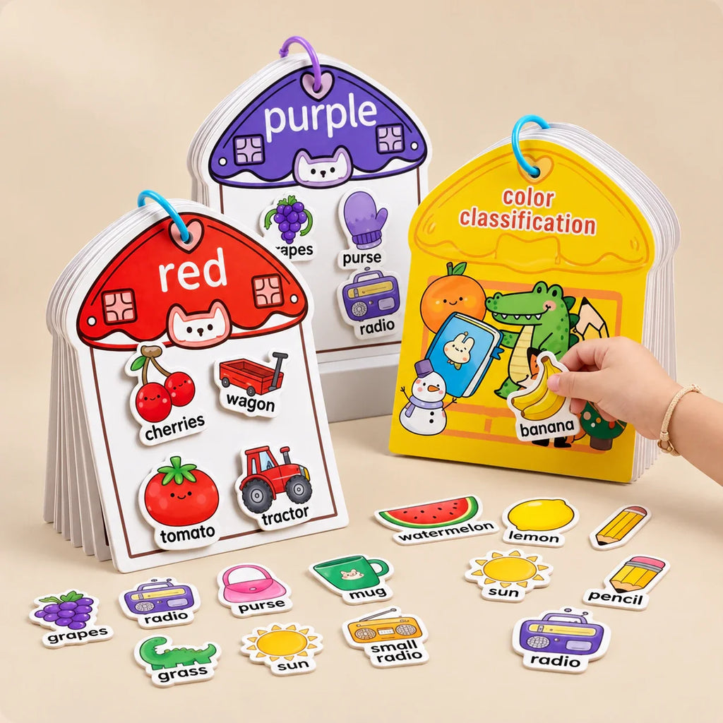 TibaToes™ Color Match Sticker Book