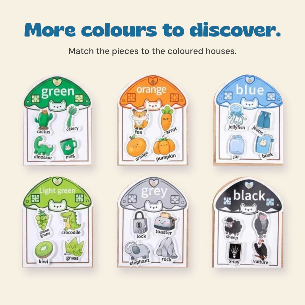 TibaToes™ Color Match Sticker Book