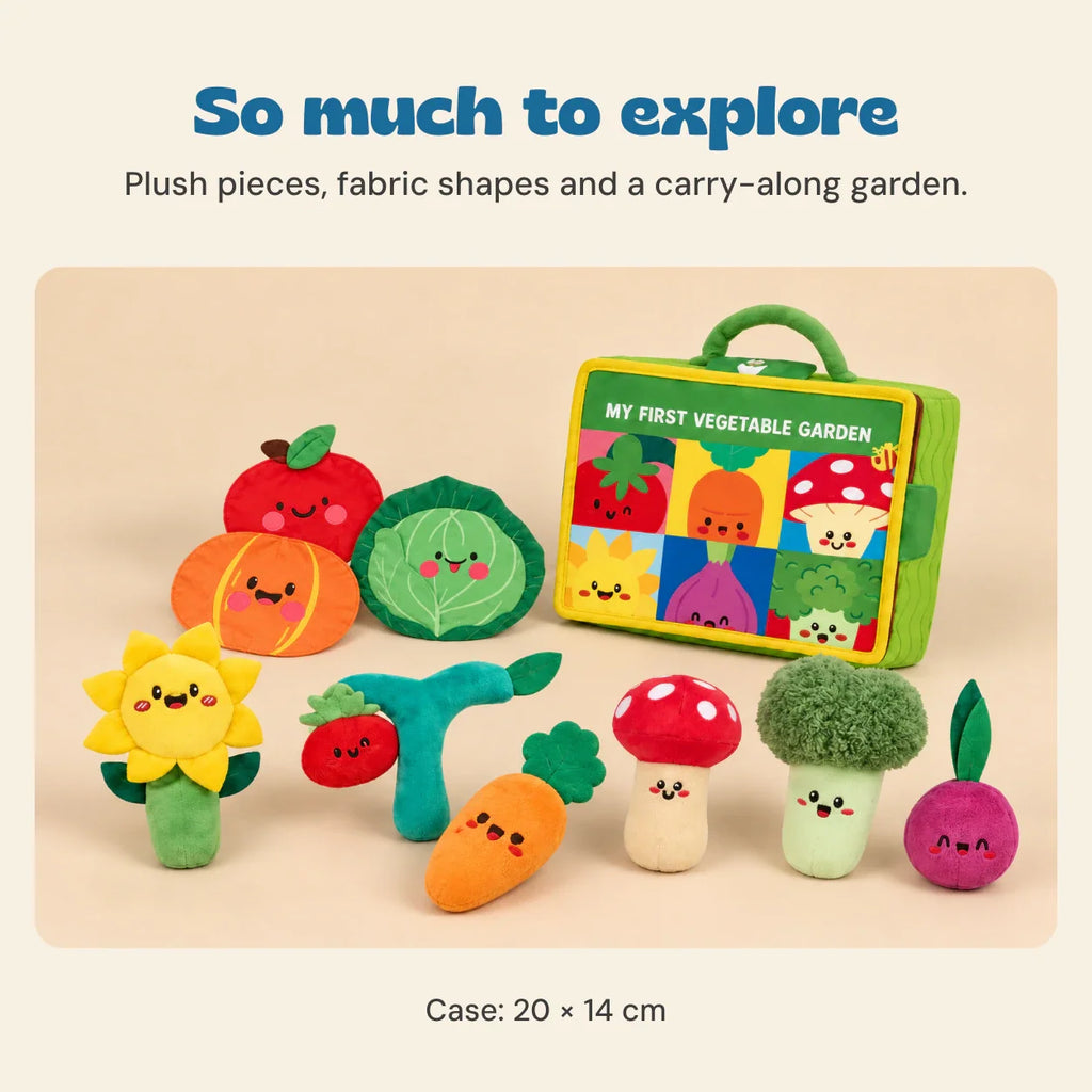 TibaToes™ Sensory Garden Plush Activity Box