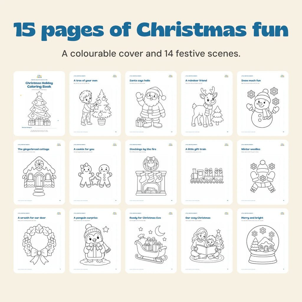 TibaToes™ Christmas Coloring Book