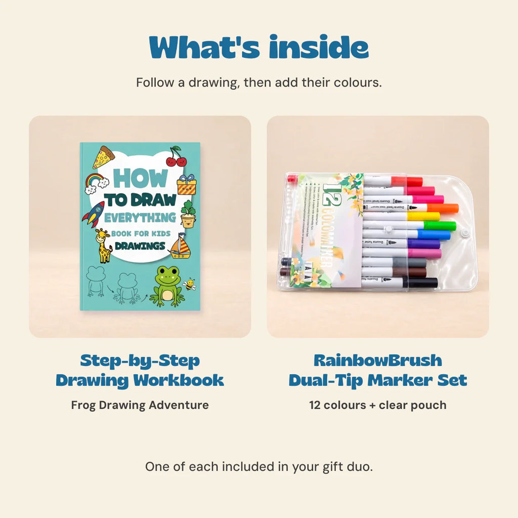 TibaToes™ Draw & Colour Gift Duo