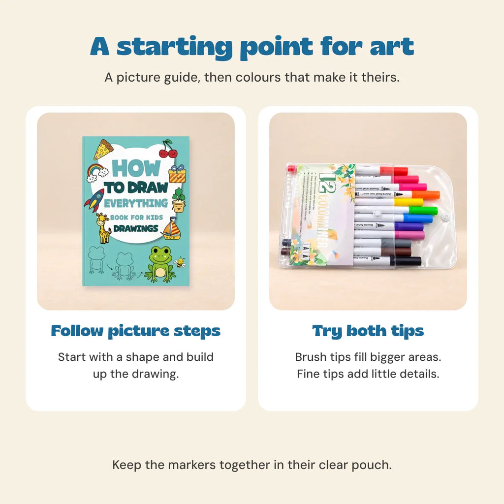 TibaToes™ Draw & Colour Gift Duo