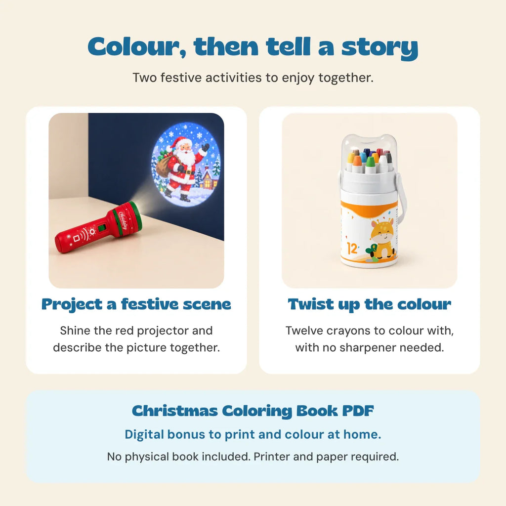 TibaToes™ Christmas Eve Story & Colour Gift Bundle