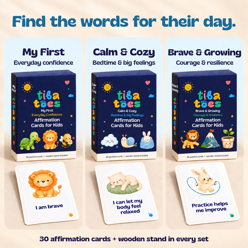 TibaToes Affirmation Cards for Kids