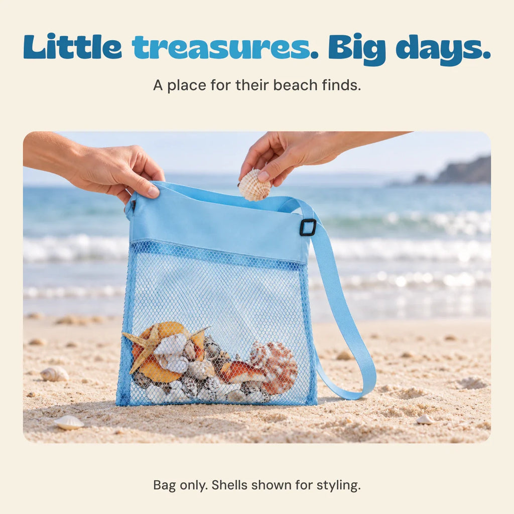 Kids Mesh Beach Bag