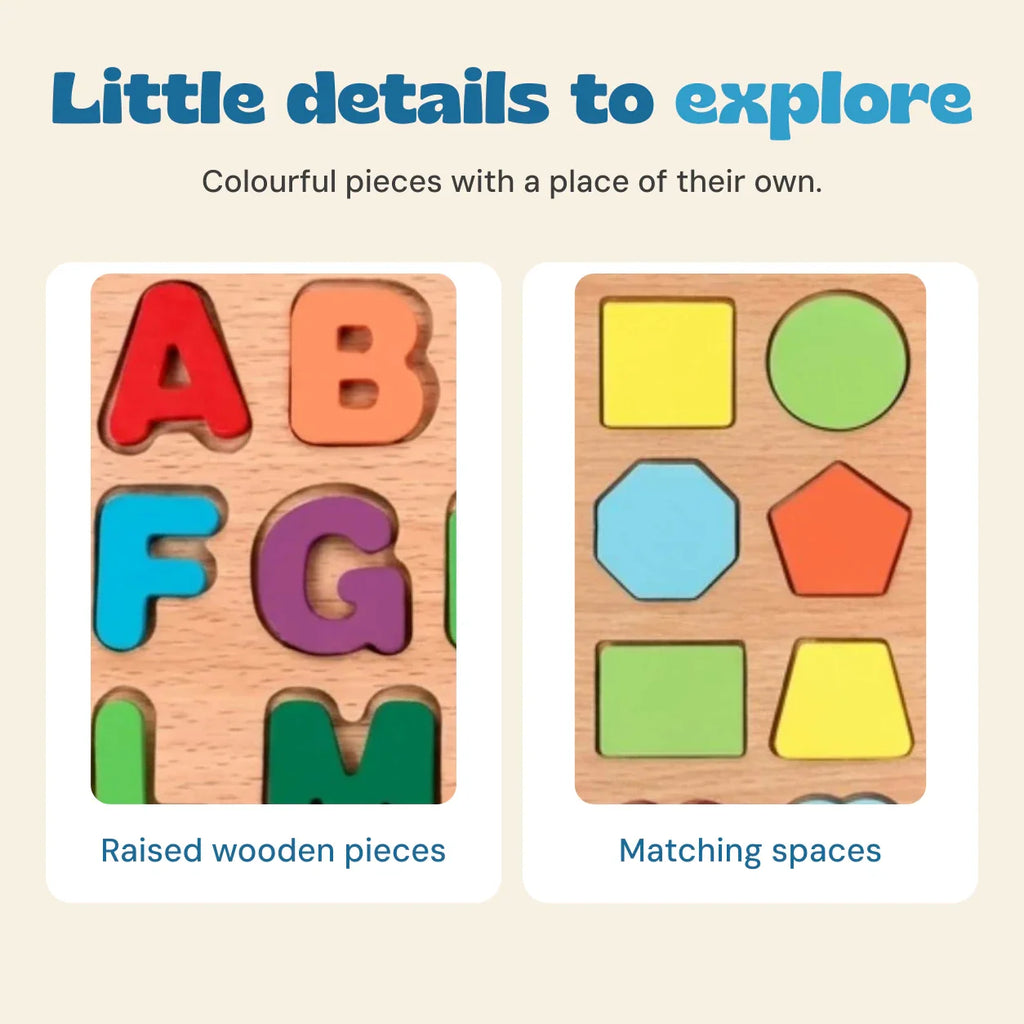 TibaToes™ Montessori Little Learners Puzzle