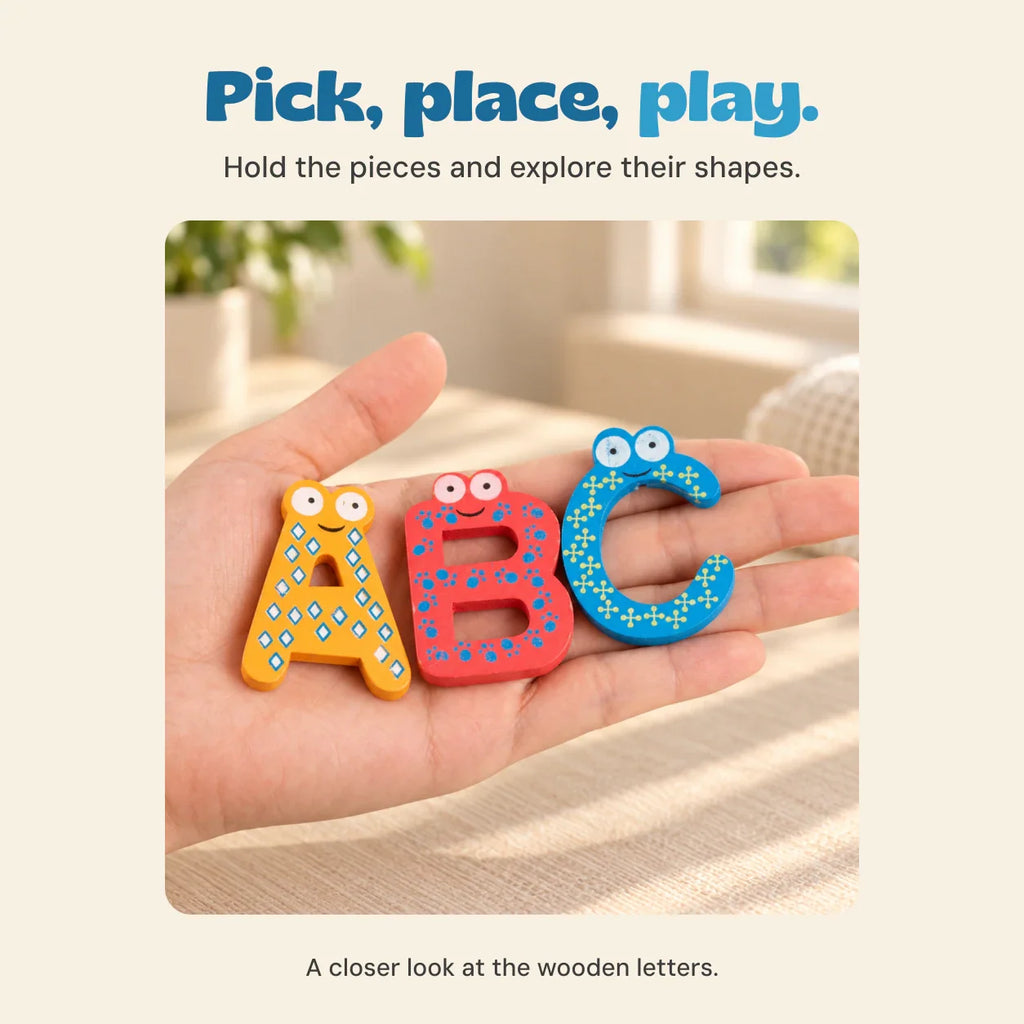 TibaToes Magnetic Alphabet Letters