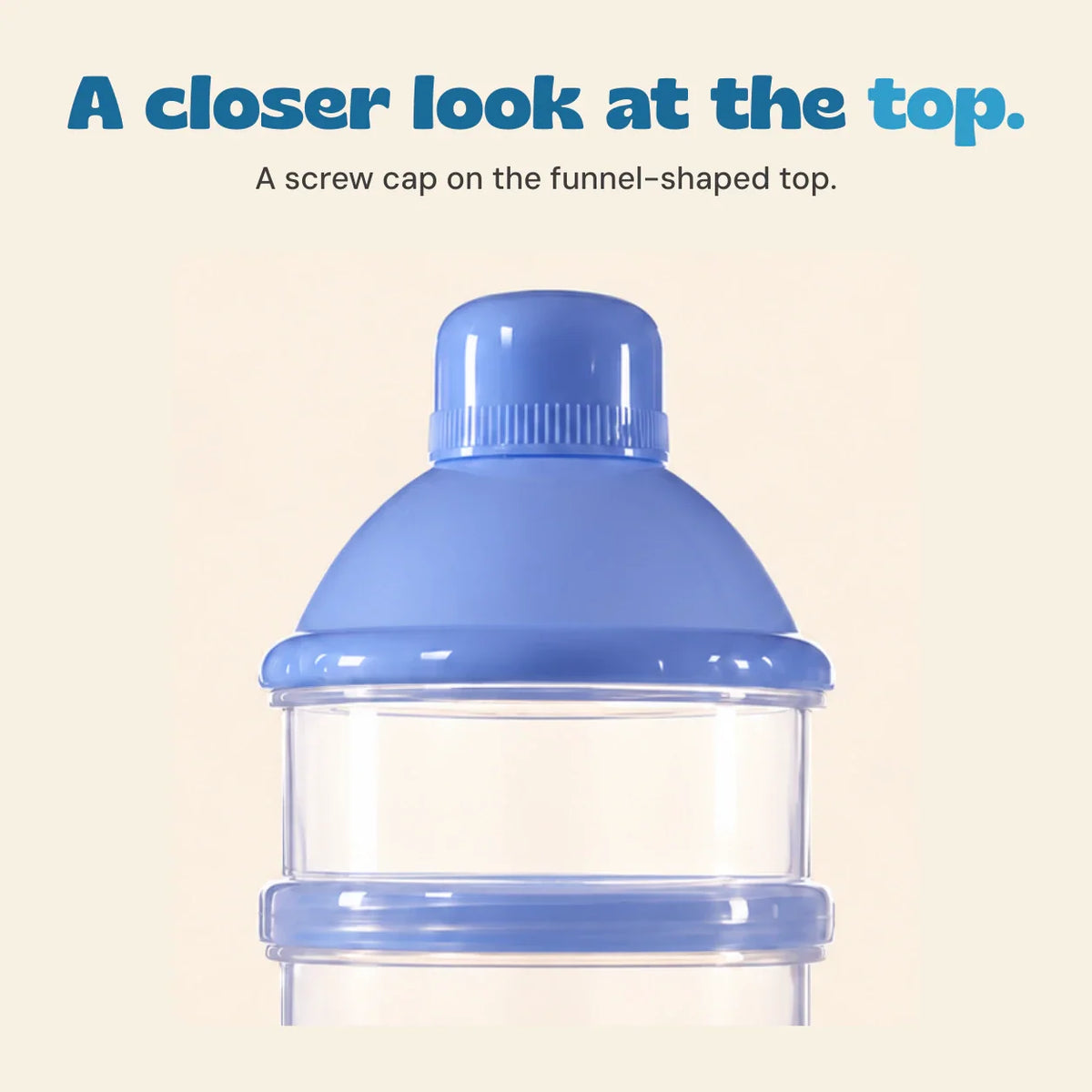 TibaToes™ Portable Milk Powder Dispenser Tower