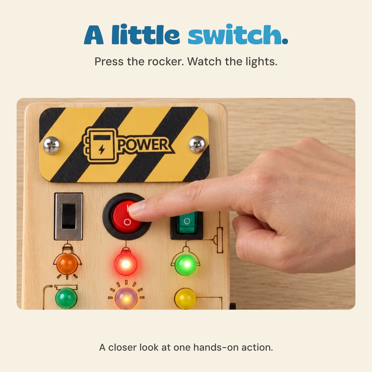 TibaToes™ Montessori Switch Board