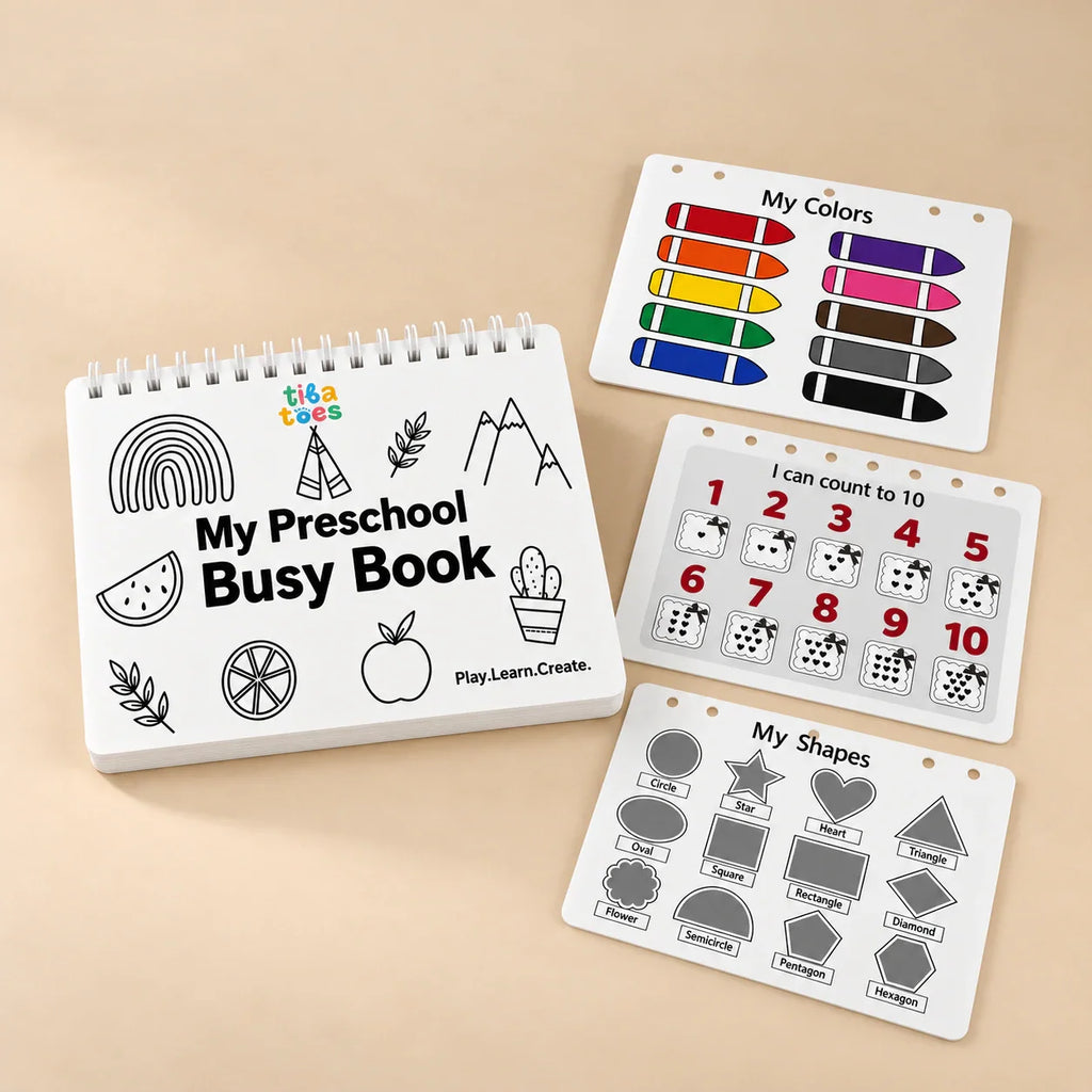 TibaToes™ Montessori Preschool Busy Book