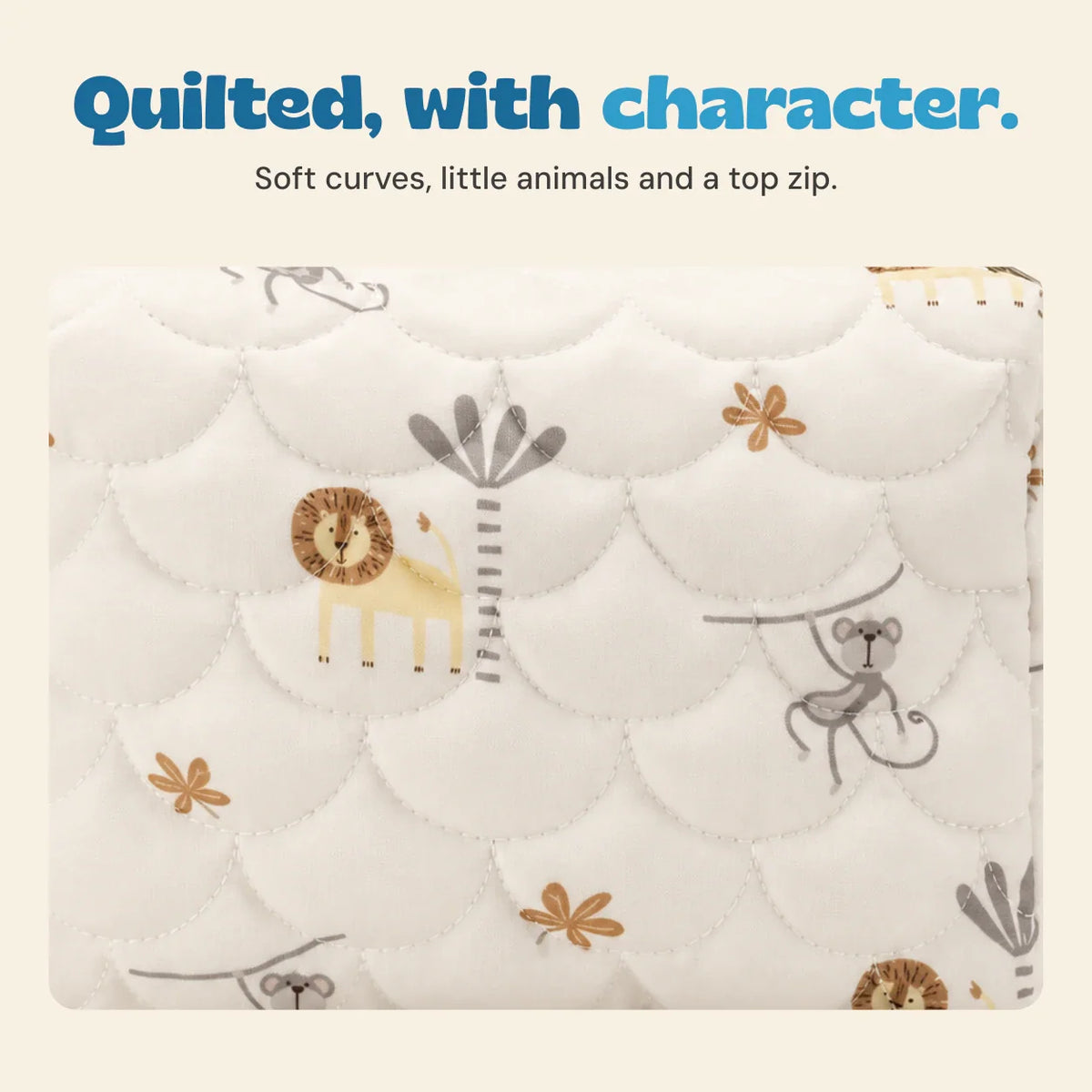 Soft Quilted Baby Travel Bag
