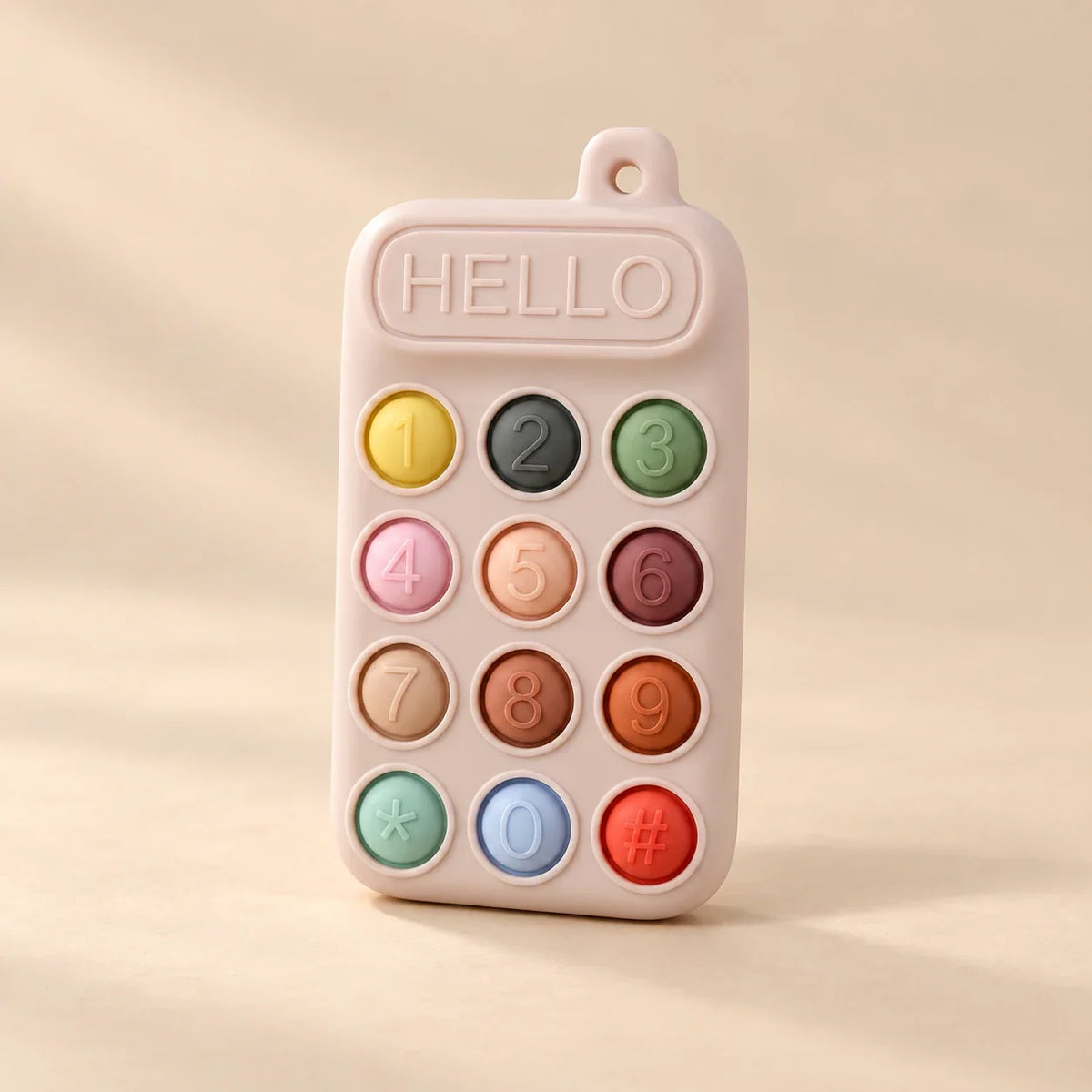 TibaToes™ Click & Calm Silicone Phone Teether