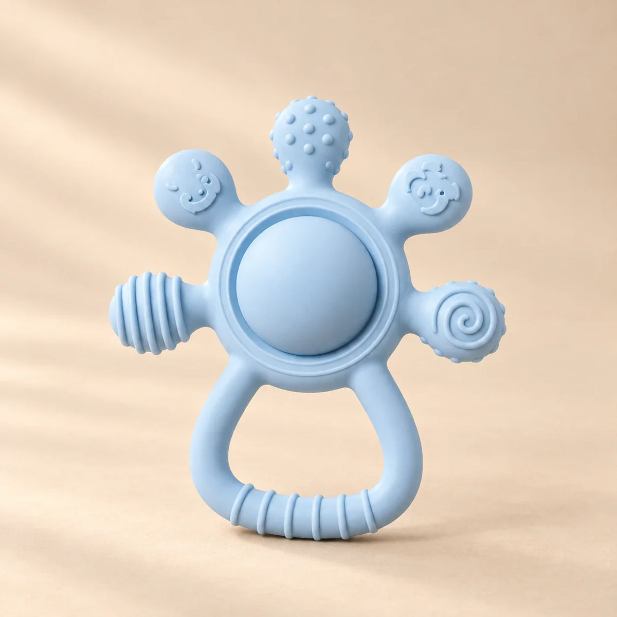 TibaToes™ LittleGrip Silicone Teether Rattle