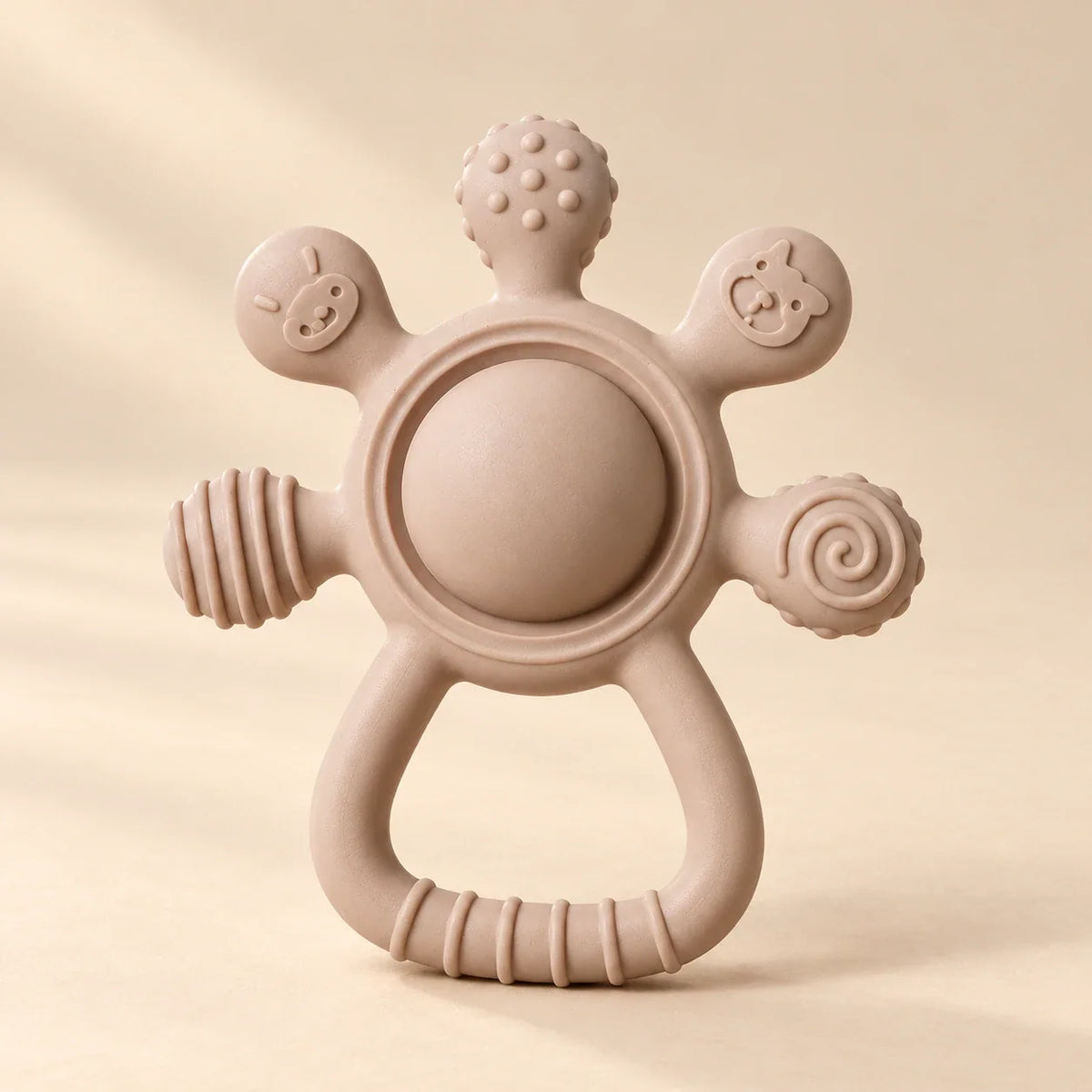 TibaToes™ LittleGrip Silicone Teether Rattle