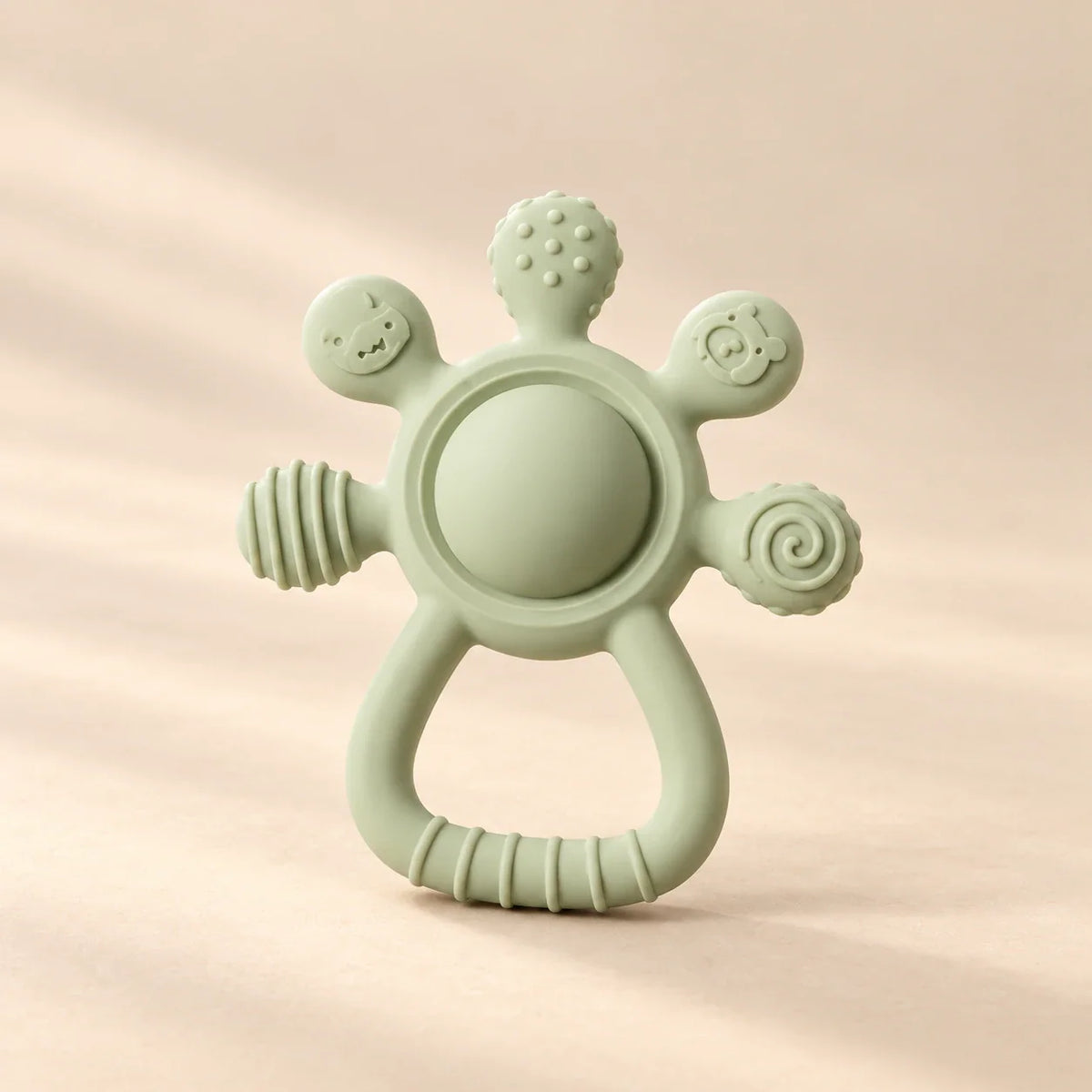 TibaToes™ LittleGrip Silicone Teether Rattle