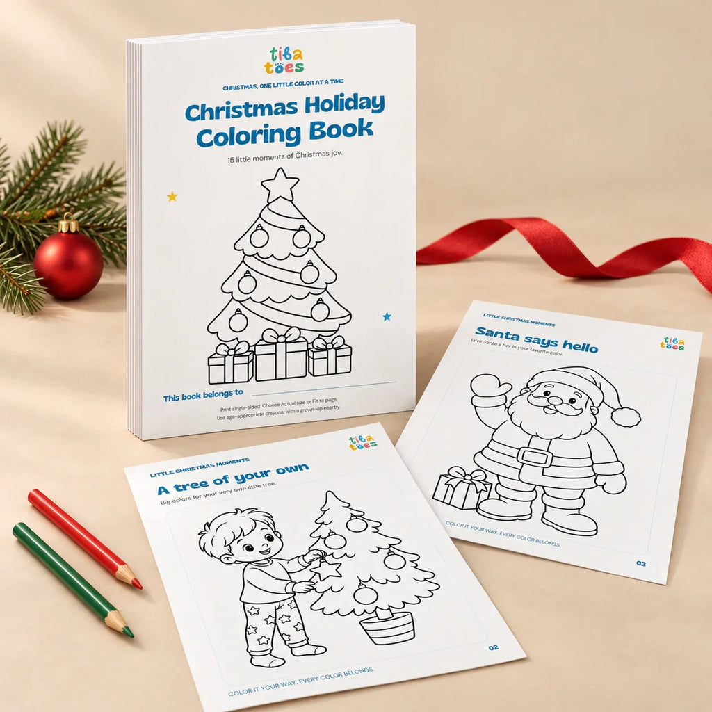 TibaToes™ Christmas Coloring Book