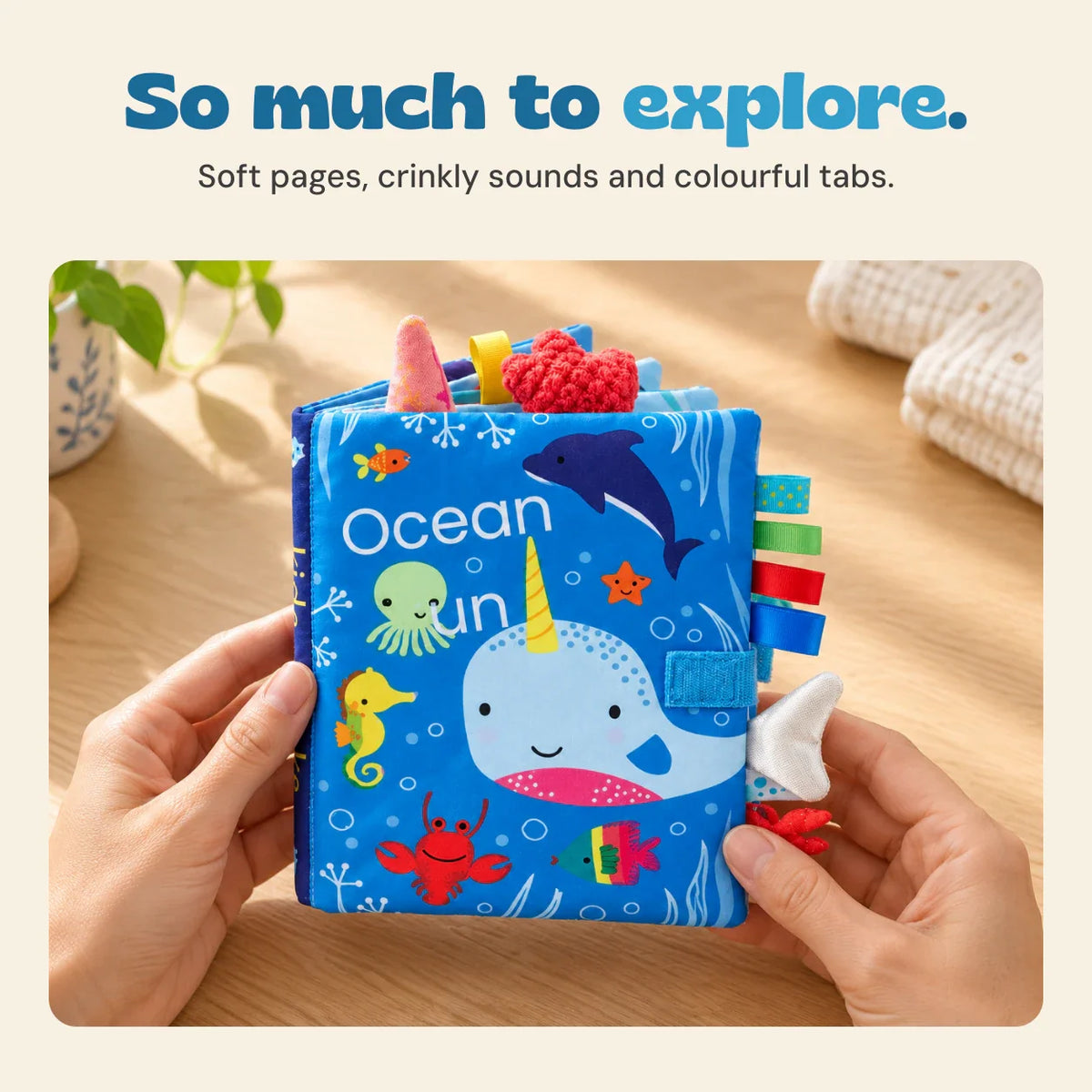 TibaToes™ Snuggle Stories Sensory Book