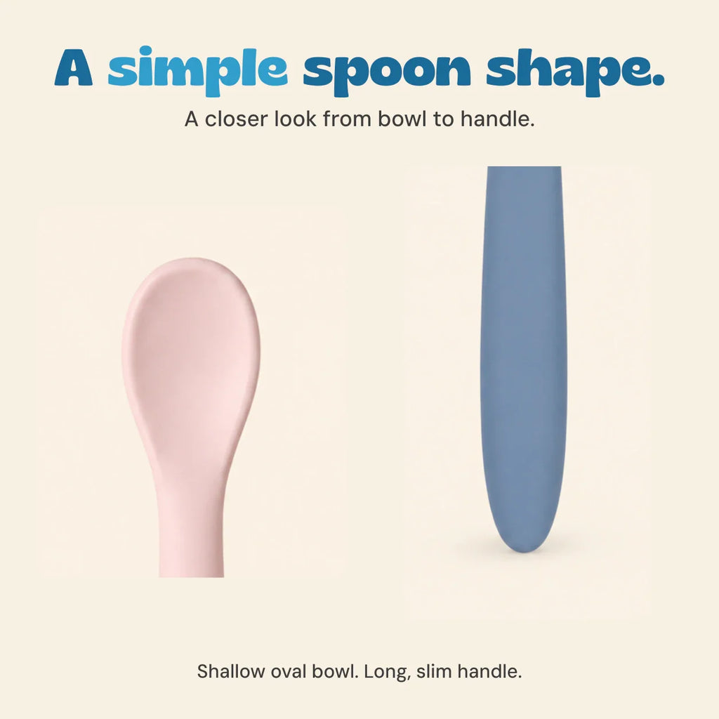 TibaToes™ SoftStart Silicone Baby Feeding Spoon