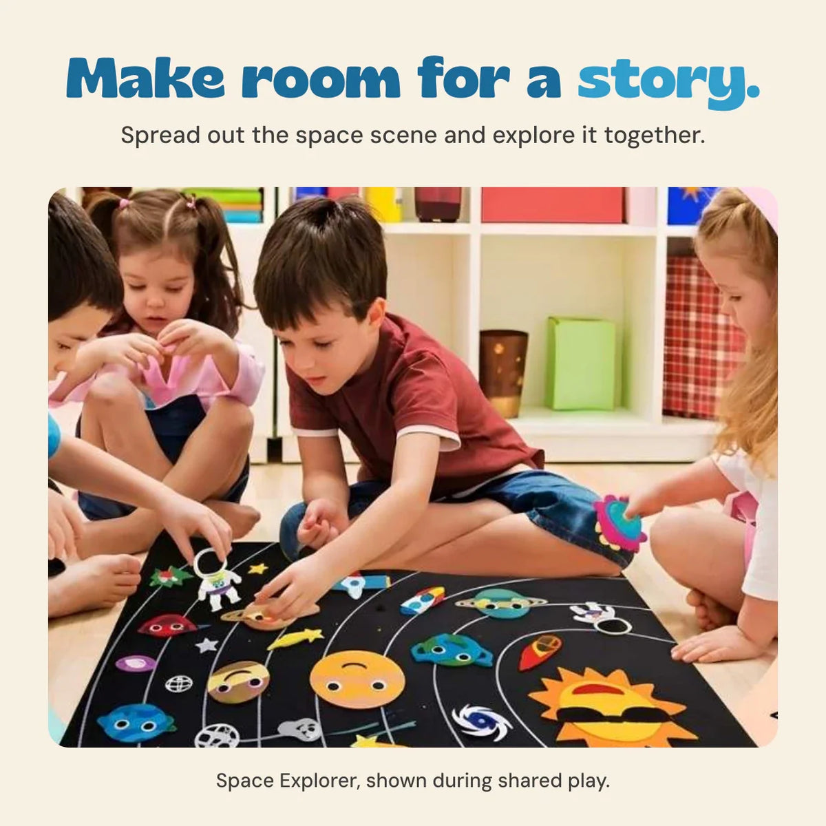 TibaToes™ StoryScape Felt Activity Board