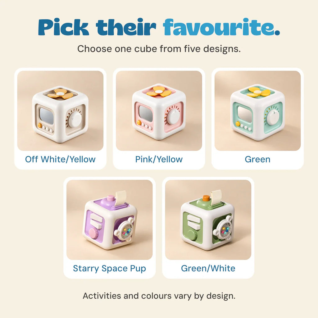 TibaToes™ Montessori Busy Cube
