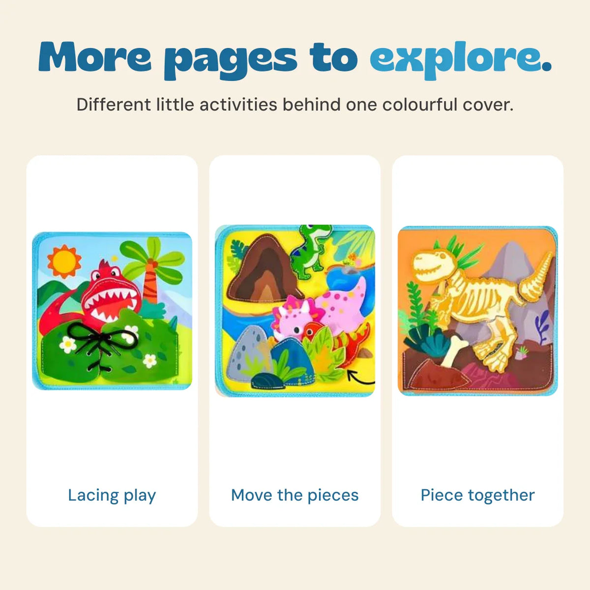 Limited Edition: Dinosaur Friends Busy Board