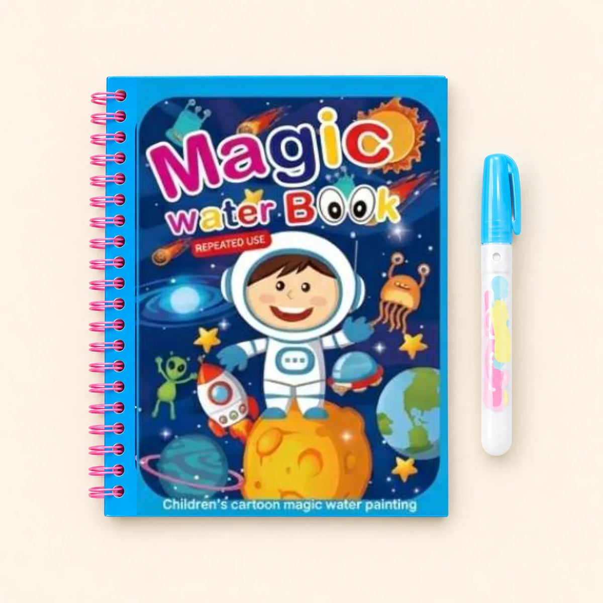 TibaToes™ Mess-Free Reusable Water Coloring Books