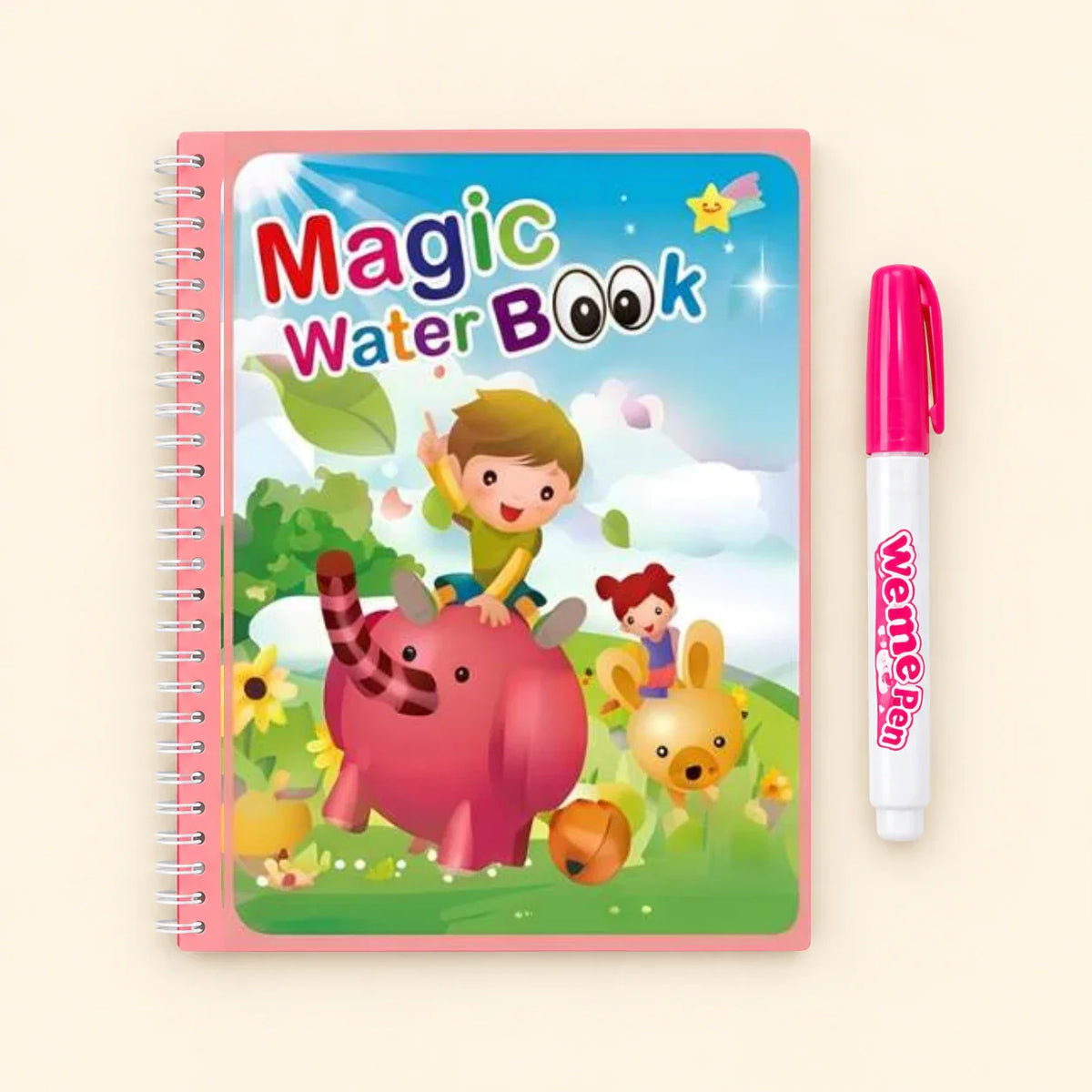 TibaToes™ Mess-Free Reusable Water Coloring Books