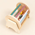TibaToes™ Montessori Wooden Spinning Drum