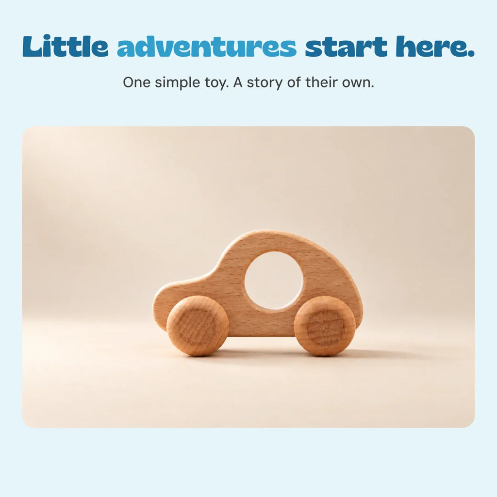 TibaToes™ Wooden Wonder Wheels