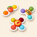 TibaToes™ Montessori Texture Spinning 3-Piece Set