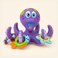 TibaToes™ Montessori Octopus Ring Toss Bathroom Toy