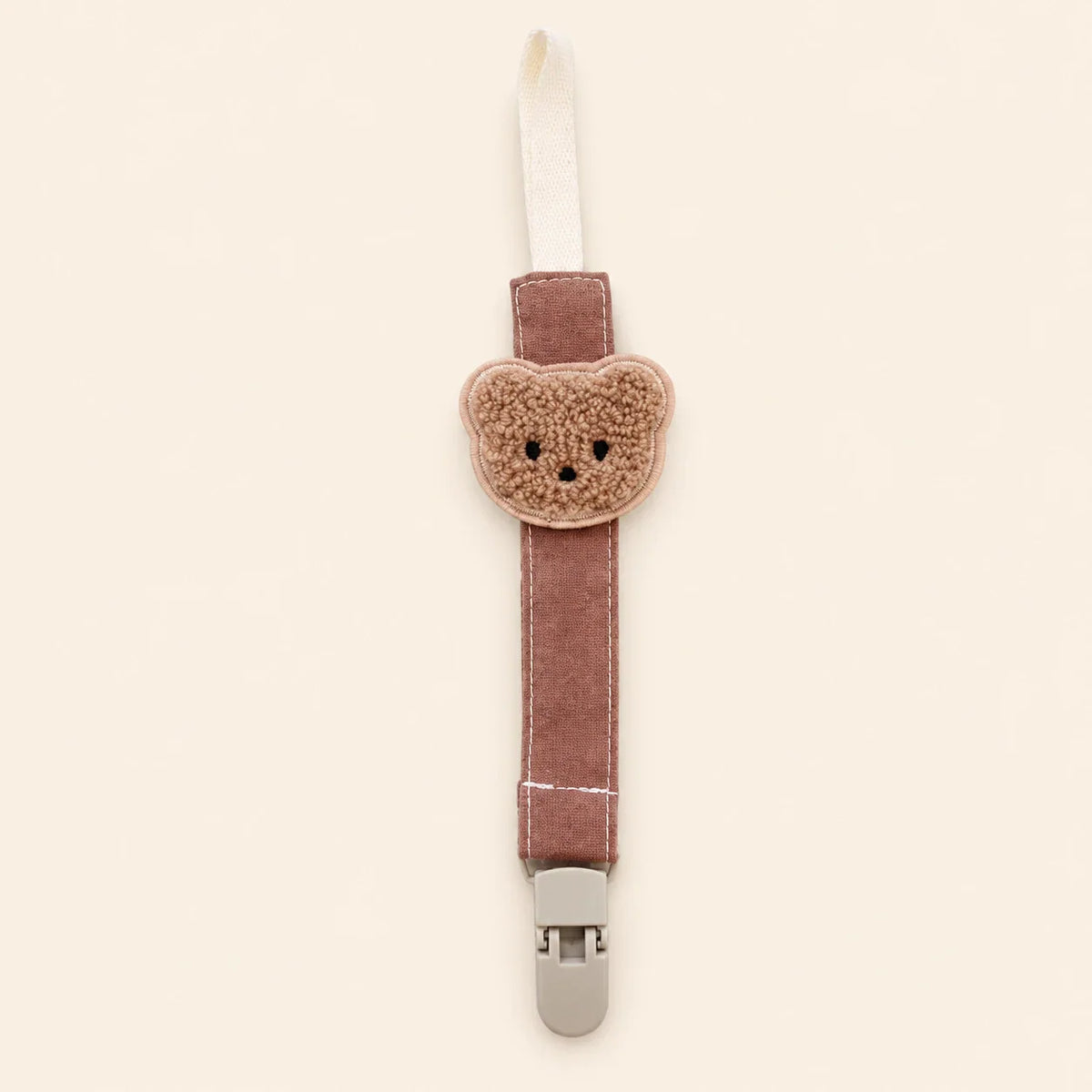 Bear Buddy Pacifier Clip