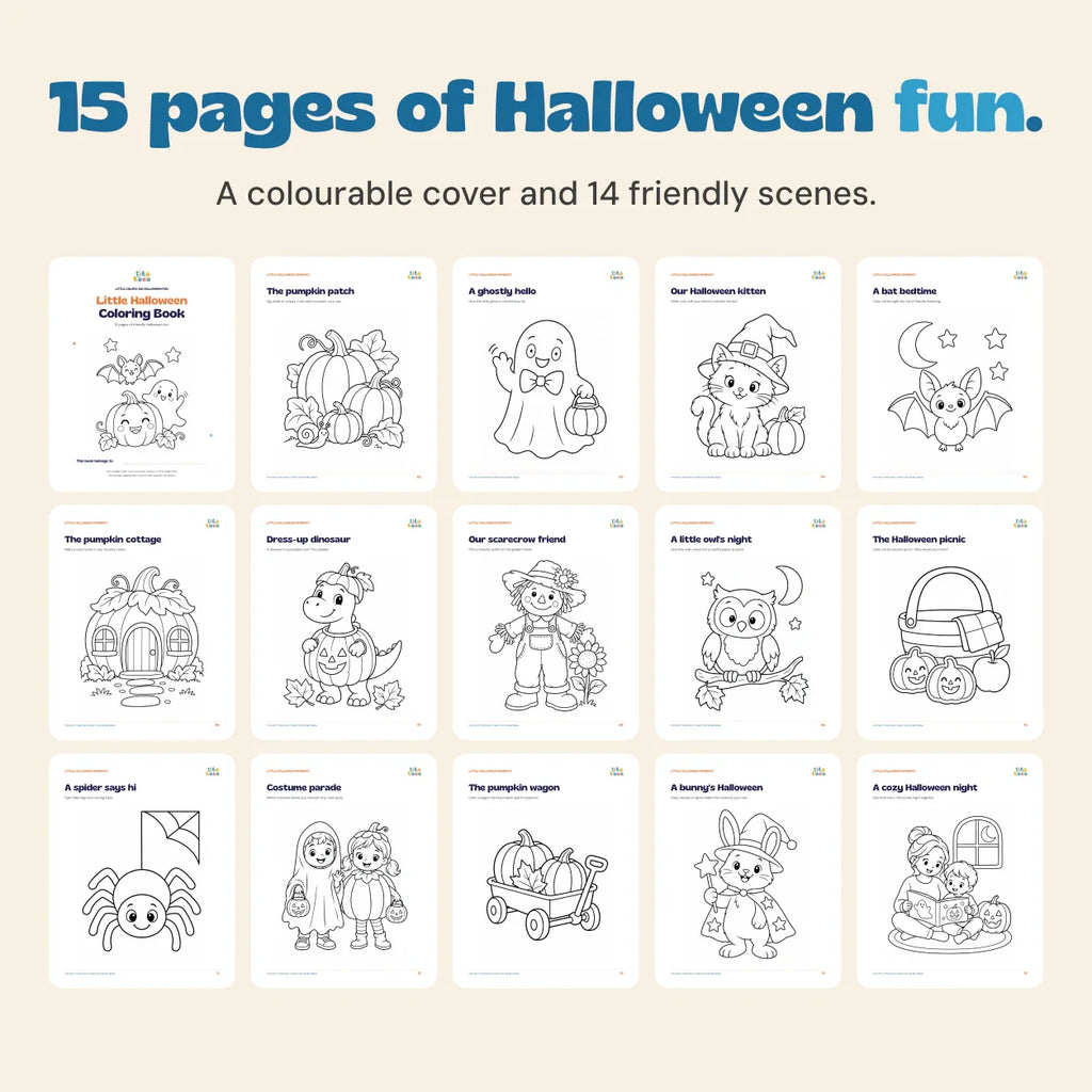 Halloween Coloring Book