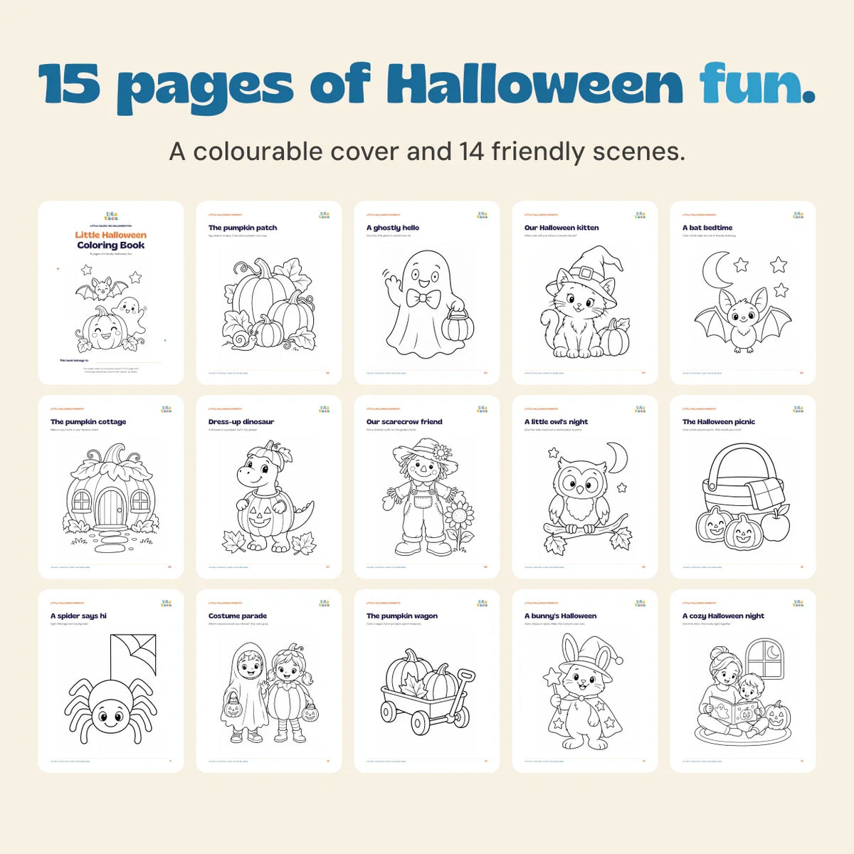 Halloween Coloring Book