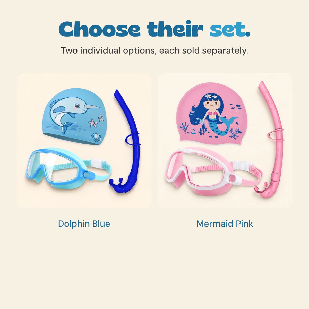 TibaToes Little Divers 3-in-1 Swim Set