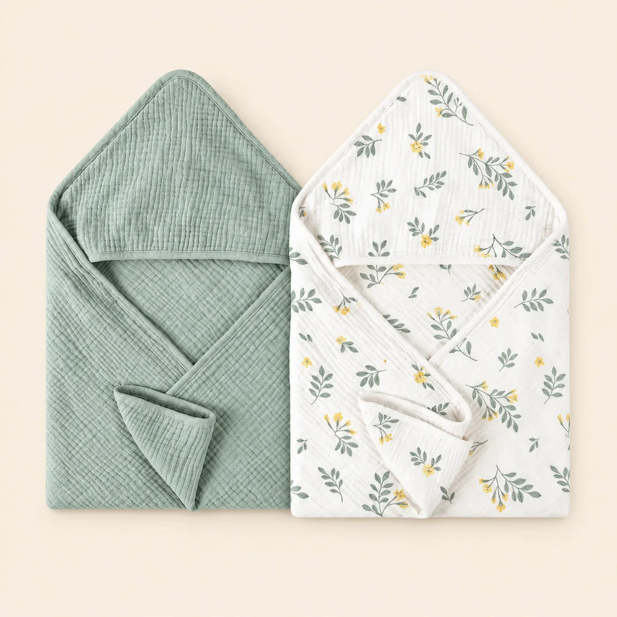 Buy 1 Take 1 TibaToes™ CozySprout Hooded Baby Towels