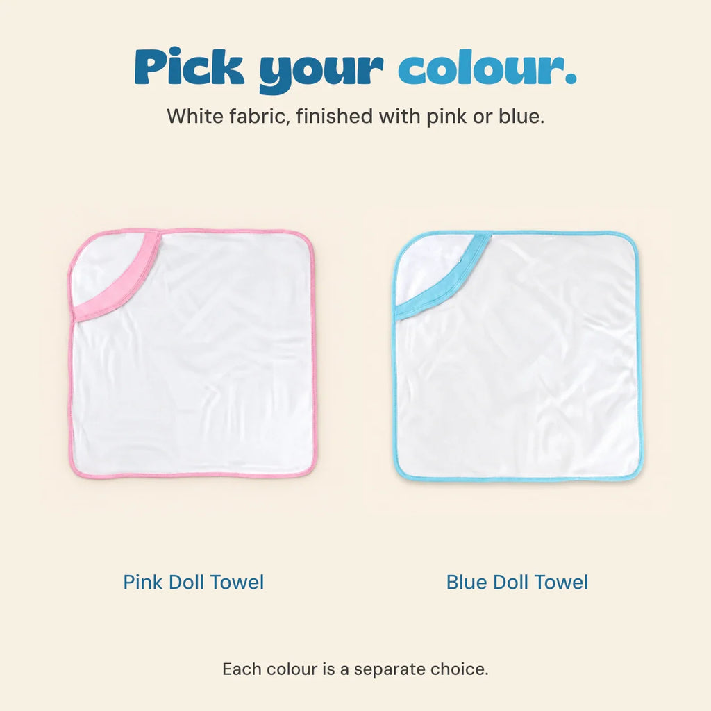 TibaToes™ Doll Bath Towel Wrap